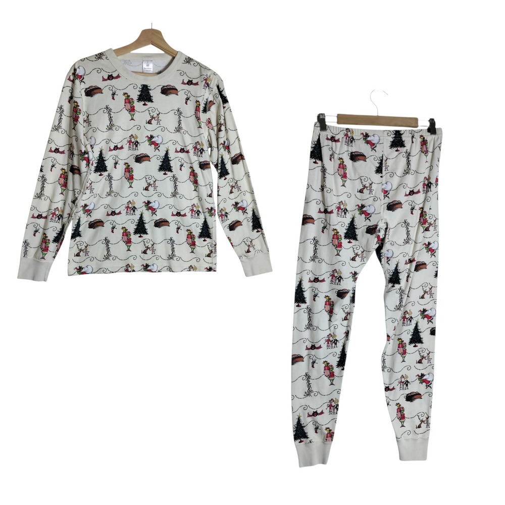 Hanna Andersson The Grinch Organic Cotton Pajama Set Mens Medium Christmas PJ M